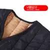 Chaleco de algodón para hombre de otoño e invierno, talla grande para mediana edad y ancianos, chaleco de terciopelo cálido de invierno, venta al por mayor directa de fábrica