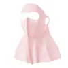 Máscara Protectora Solar Estéreo 3D Hielo Fresco Seda Transpirable Protección Solar para Ciclismo Protección del Cuello Máscara Integrada sin Marcas para Mujeres en Verano