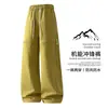 Pantalones de trabajo funcionales para exteriores estilo montaña, pantalones casuales para hombre, corte holgado, impermeables, transpirables, pantalones de senderismo, pantalones largos de talla grande
