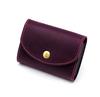 Carteira Masculina Couro Crazy Horse Camada Superior Fivela Couro Genuíno Grande Capacidade 12 Slots para Cartão Bolsa Sanfonada para Cartões Bolsa para Cosméticos