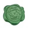 Adesivo de carimbo de cera de vedação verde pinho Série de Natal adesivo de selo para decoração de envelope convite garrafa de vinho presente