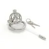 Jaula para Pene Dispositivo de Castidad Candado de Castidad Cb Lock Jaula para Pene de Acero Inoxidable Uso en Juegos para Adultos Juguetes Sexuales