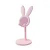 Soporte de Teléfono Perezoso de Conejito, Soporte Universal Ajustable de Escritorio para Oficina, Lindo Soporte de Dibujos Animados para Transmisiones en Vivo para Niñas