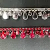 Cadena de strass con adhesivo termofusible para ropa DIY, accesorios de perforación en caliente, cadena para decoración de vestidos de boda, venta al por mayor