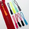 Inyección de plástico hebilla de tirador de cremallera PVC cuerda de tirador de cremallera pieza de tirador asa de equipaje ropa accesorios de cuerda de tirador al por mayor