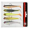Venta al por mayor de fábrica capa de natación completa Señuelo Luya 9cm12.5g anzuelo simple cola en T pez plomado cebo blando anti-colgante fondo cebo artificial