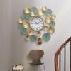 Reloj de pared moderno, sencillo, ligero, de lujo, creativo, de red roja, para sala de estar, hogar, moda, decorativo, silencioso, reloj de arte para colgar en la pared