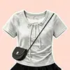 2026 Moda Verano Nuevo Encaje Patchwork Manga Corta Dulce Estilo Coreano Falda Moda Conjunto de Dos Piezas para Niños Mayores