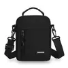 Bolsa transversal masculina transfronteiriça, casual de negócios, versátil, resistente à água, bolsa de ombro único, adequada para o trajeto diário, com múltiplos bolsos para viagem