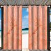 Cortinas Opacas Personalizadas de Acuarela Siete Colores para Balcón Impresas al Aire Libre, Servicio de Dropshipping Disponible