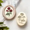 Sello de Cera con Relieve Artístico Floral de Latón Macizo Sello de Cera Patrón de Flor Sello para Diario de Boda Venta al por Mayor
