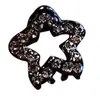 Presilha de Strass Estrela de Cinco Pontas, Mini Presilha Pequena e Requintada para Franja, Presilha Lateral, Presilha de Cabelo de Princesa para Testa, Acessório de Cabelo Pequeno para Mulheres