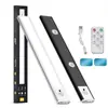 Nueva luz sensor de cinco colores luz de cocina estantería tira de luz LED control remoto luz magnética ultra delgada atenuación continua luz nocturna
