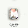 Nova unha jóias diamante conhaque branco multi-corte em forma de cristal mágico pontiagudo fundo nu diamante coringa broca de unhas atacado