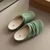 Mules cerrados estilo Birkenstock de suela gruesa súper elegantes para mujer, nuevas sandalias perezosas primavera-verano 2026