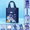 Regalo de regreso a clases para estudiantes: bolsa de lona, set de papelería, bolsa de tutoría de astronauta, recompensa de clase, bolsa para guardar exámenes y libros