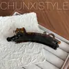 Pinza de plátano degradado de gato lindo coreano Francia 2025 Nuevo popular para coleta alta torsión vertical Pinza para el pelo