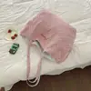 Shuai Mijia 2026 Verão Nova Bolsa de Ombro Dupla Face Estilo Coreano com Bolinhas Bolsa Sacola de Cordão Grande Capacidade Bolsa de Tecido para o Dia a Dia