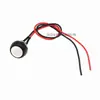 Interruptor de Botão de Pressão Pequeno PBS-33B com Rearme Automático 12mm Interruptor à Prova d'Água Botão Circular de Energia Sem Trava