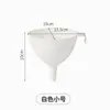 Embudo de Plástico para Cocina Boca Gruesa Diámetro Grande Hogar Grado Alimenticio Vertido de Aceite Llenado de Vino Filtrado Dispensador de Vino Embudo de Transferencia