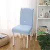 Capa de cadeira simples para casa com estampa de renda de saia, capa de cadeira de peça única para hotel e restaurante, atacado