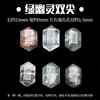 Azúcar Natural Cubo Cristal Cuentas Sueltas Cuadradas Hechas a Mano Accesorios para Joyería DIY Acuamarina Fresa Cristal Cuadradas Cuentas Accesorios