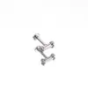 Rosca Interna Hueso Garra de Gato Uña de Labio Anillo de Labio Colección Acero de Titanio Lindo Dulce Genial Hueso de Oreja Uña de Labio Joyería para Perforación