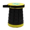 Taburete plegable para uso en exteriores, portátil para viajar, tren, pesca, hacer fila; taburete telescópico ajustable, asiento plegable popular