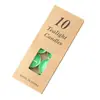 Pacote com 10 porta-velas tipo pastilha redondos de casca de alumínio proposta declaração romântica layout velas ktv hotel aquecimento de chá velas pequenas