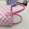 Nuevos Bolsos DIY, Bolsos para Niños, Bolsos de Mujer de Souvenir, Cestas de Verduras, Bolsos Tejidos, Bolsos a Cuadros