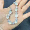 Pulseira de Jade Gelo de Alta Qualidade com Banhado a Prata e Luxuoso Cravejamento Total em Diamante, Pulseira em Formato de Cabaça, Joias de Jade Gelo de Alta Qualidade, Fonte de Suprimentos para Transmissão Ao Vivo
