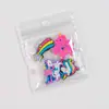 Bolsa de silicone criativa com furos para comida DIY, batata frita fofa, hambúrguer, bolsa mensageiro, bolsa infantil de desenho animado, atacado