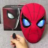 Suministro Exclusivo Transfronterizo de Casco de Spider-Man con Ojos Móviles, Máscara Eléctrica Iluminada Parpadeante, Máscara Divertida para Cosplay de Halloween