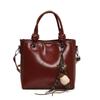 Bolsa de Hombro para Viajes de Trabajo, Ocio, Mujer, Gran Capacidad, Nueva Colección Otoño-Invierno 2024, Vintage, Nicho, Bolso Sencillo tipo Cubo