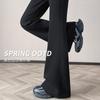 Pantalones de Chándal Acampanados para Mujer 2026 Nuevo Estilo Primavera Otoño Invierno Forro Polar Cintura Alta Adelgazantes Acampanados Deportivos Largos