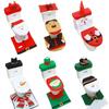Set de Inodoro Papá Noel Navideño Elfo de Baño Reno Muñeco de Nieve Cubierta de Inodoro Felpudo Cubierta de Tanque de Agua Cubierta de Pañuelos de Papel