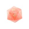 Dados Poliedros Sintéticos de Rubi Melancia com Números Gravados Dungeons and Dragons Dnd Conjunto de Sete Peças Z02