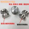 Clavos Publicitarios de Doble Cabeza de 8mm6mm Rosca de Doble Cabeza Acero Inoxidable 304 Clavos para Vidrio Clavos para Fijación de Tableros Acrílicos Tornillos de Doble Clip