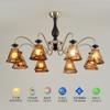 Lustre para Sala de Estar Francesa, Estilo Meados do Século, Iluminação Principal de Hall Retrô Americano, Iluminação de Sala de Jantar e Quarto de Luxo de Designer