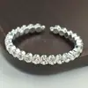 Direto da fábrica noiva novo exagerado strass braço largo pulseira performance de palco cristal mão joias acessórios atacado