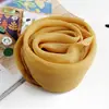 Presente Presentes, Lenço Quadrado de Seda Sintética para Mulheres, Lenço Pequeno Versátil para Primavera e Verão, Lenço de Seda Liso, Lenço de Gaze, Fabricante Atacadista