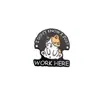 Broche de Pintura Metálica con Forma de Gato Transfronterizo Insignia Animal de Letra Inglesa Creativa Pin Versátil para Mochila Chaqueta