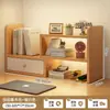 Estante Prateleira de Armazenamento de Mesa Quarto Escritório Mesa Pequena Prateleira Multicamadas Armazenamento de Mesa de Sala de Estar Estante Simples
