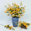 2 tallos pequeños de rosa, flores artificiales para decoración del hogar, arreglos de boda, arreglos florales, arte floral de tela de alta gama, flores falsas