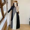 Vestido Estilo Miyake Mujer Otoño 2024 Nuevo Tendencia Comercio Exterior Alta Gama Moda Elegante Sencillo Vestido Largo
