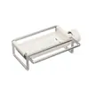 Estante de Almacenamiento para Grifo de Cocina de Acero Inoxidable, Estante Multifuncional para Paños y Drenaje de Fregadero que Ahorra Espacio