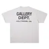 Gallery Dept 2026 Verão Nova Camiseta Unissex Casal Unissex Mesmo Estilo 100% Algodão Puro Manga Curta