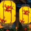 Linternas de piel de oveja estilo antiguo con publicidad impresa personalizada, decoraciones de linternas rojas chinas tradicionales, impermeables y hechas a mano, en estilo de palacio chino