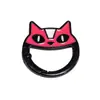 Clip de resorte de cuenta pintada Llavero de Totoro Llavero con anillo de resorte Colgante Decoración Accesorios DIY Aleación Al por mayor