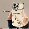 Cordón Negro con Lazo Adecuado para Funda de Teléfono Apple 16 13 Pro Max Galvanizado 15 Ventana Grande Xiaomi 14 Silicona 17